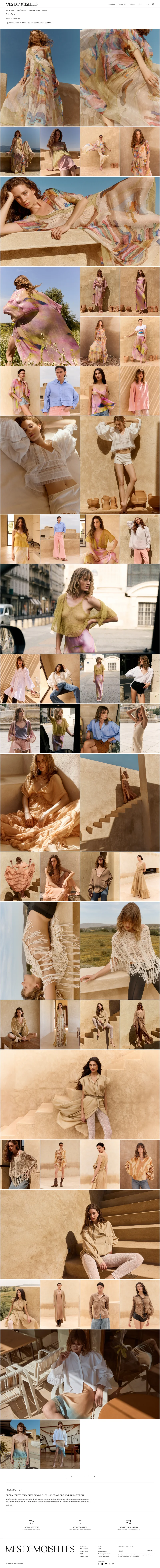The same collection page after Depict has merchandised it